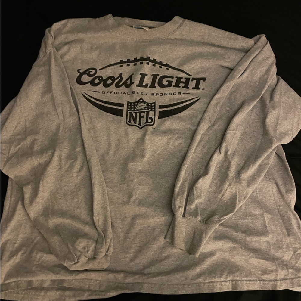 NFL Men’s 2-XL Coors Light Long Sleeve